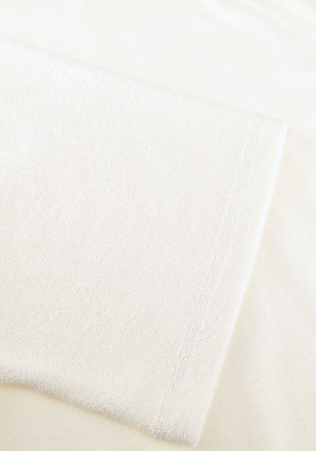 Ecru LES DEUX T-shirt SULLY TOWEL T-SHIRT - large