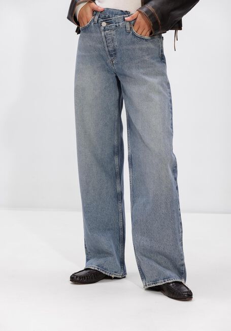Lichtblauwe AGOLDE Wide jeans ARC CRISS CROSS JEAN - large