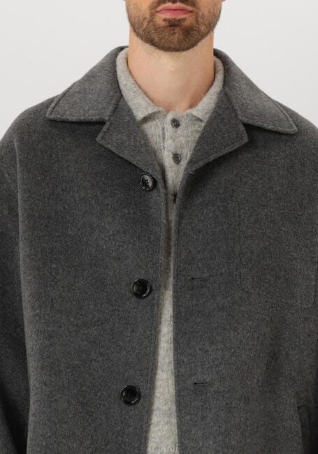 Grijze AMI PARIS Mantel CAR COAT - large