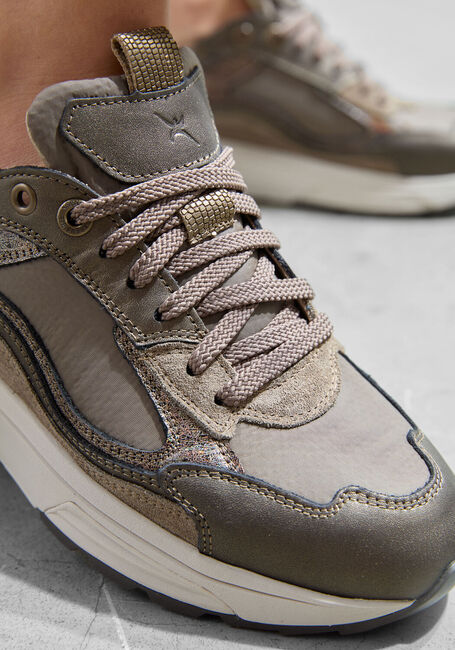 taupe xsensible lage sneakers combi g sneaker