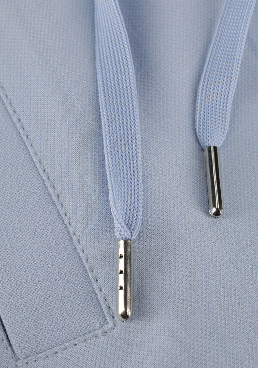 Lichtblauwe SECOND FEMALE Pantalon FICARIA TROUSERS - large