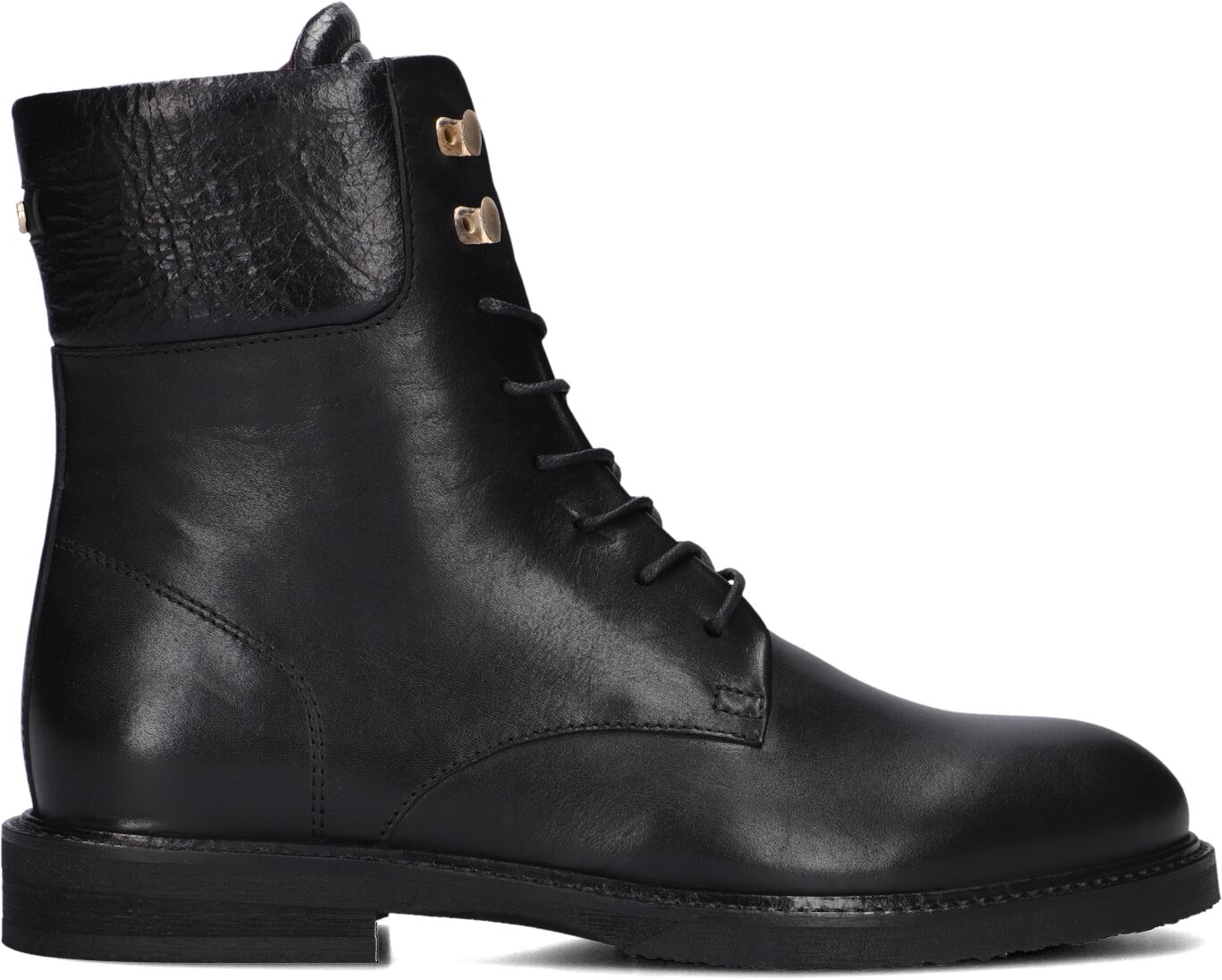 Fred de la Bretoniere Veterboots Dames Paris Lucy, Maat: 39, Materiaal: Leer, Kleur: Zwart