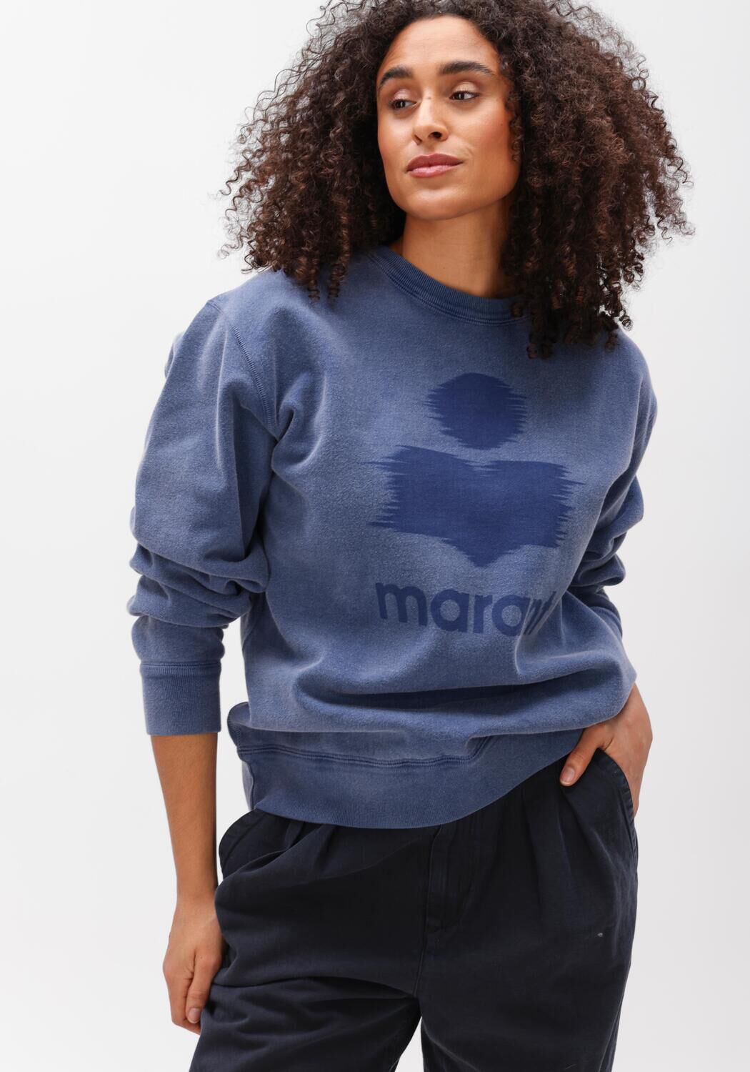 Blauwe ISABEL MARANT Sweater MIKOY SWEAT SHIRT - large
