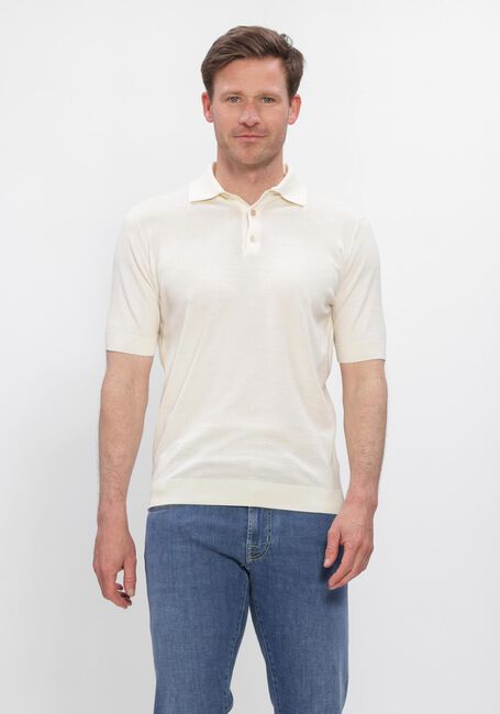 Ecru FILIPPO DE LAURENTIIS Polo POLO MC - large