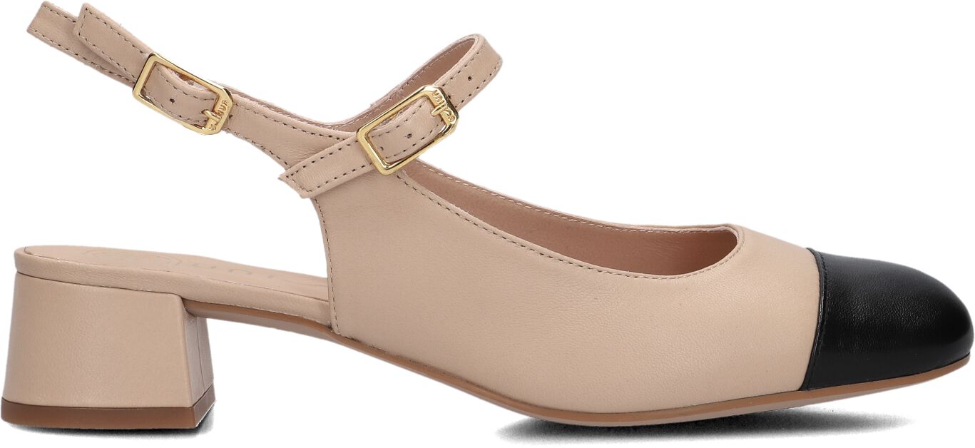 Unisa Slingbacks Dames Jumis, Maat: 38, Materiaal: Leer, Kleur: Beige afbeelding 1