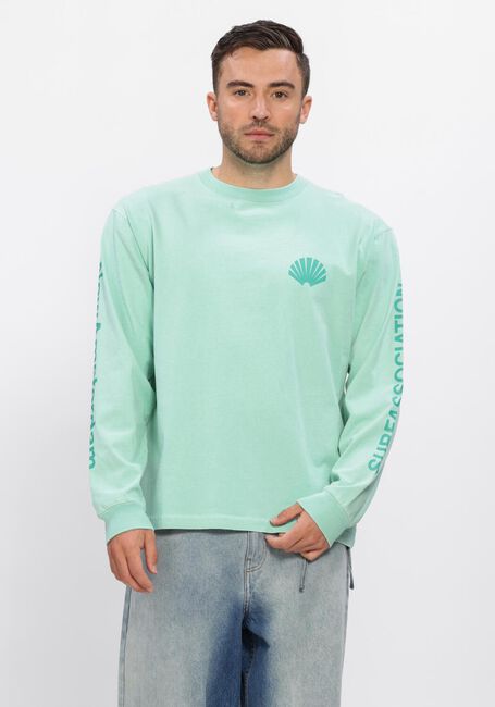 Mint NEW AMSTERDAM SURF ASSOCIATION T-shirt LOGO LONGSLEEVE - large