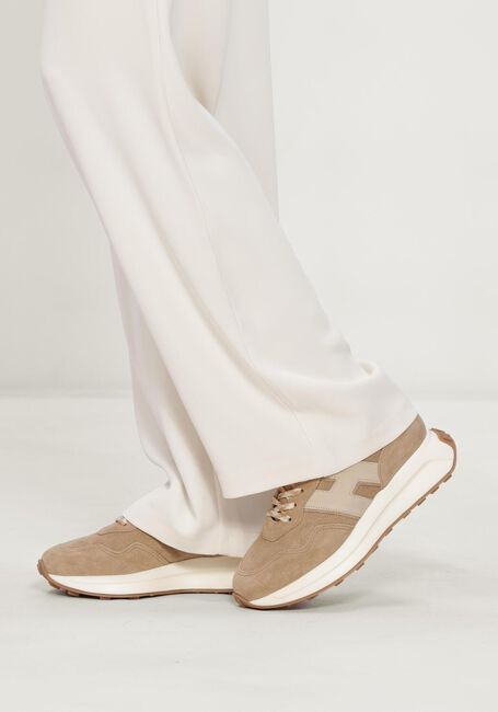 Beige HOGAN Lage sneakers H641 ALLACCIATO H PATCH - large