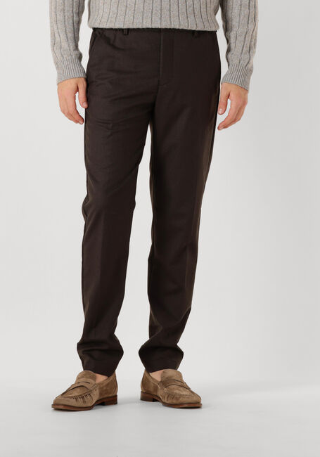 Bruine VALENZA Pantalon COMBAT WOOL TAPERED TROUSERS - large