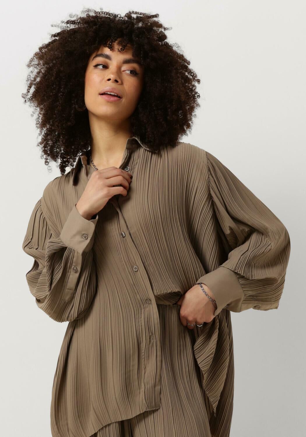 Second Female Blouse Dames Tracy Shirt, Maat: M, Kleur: Groen afbeelding 1
