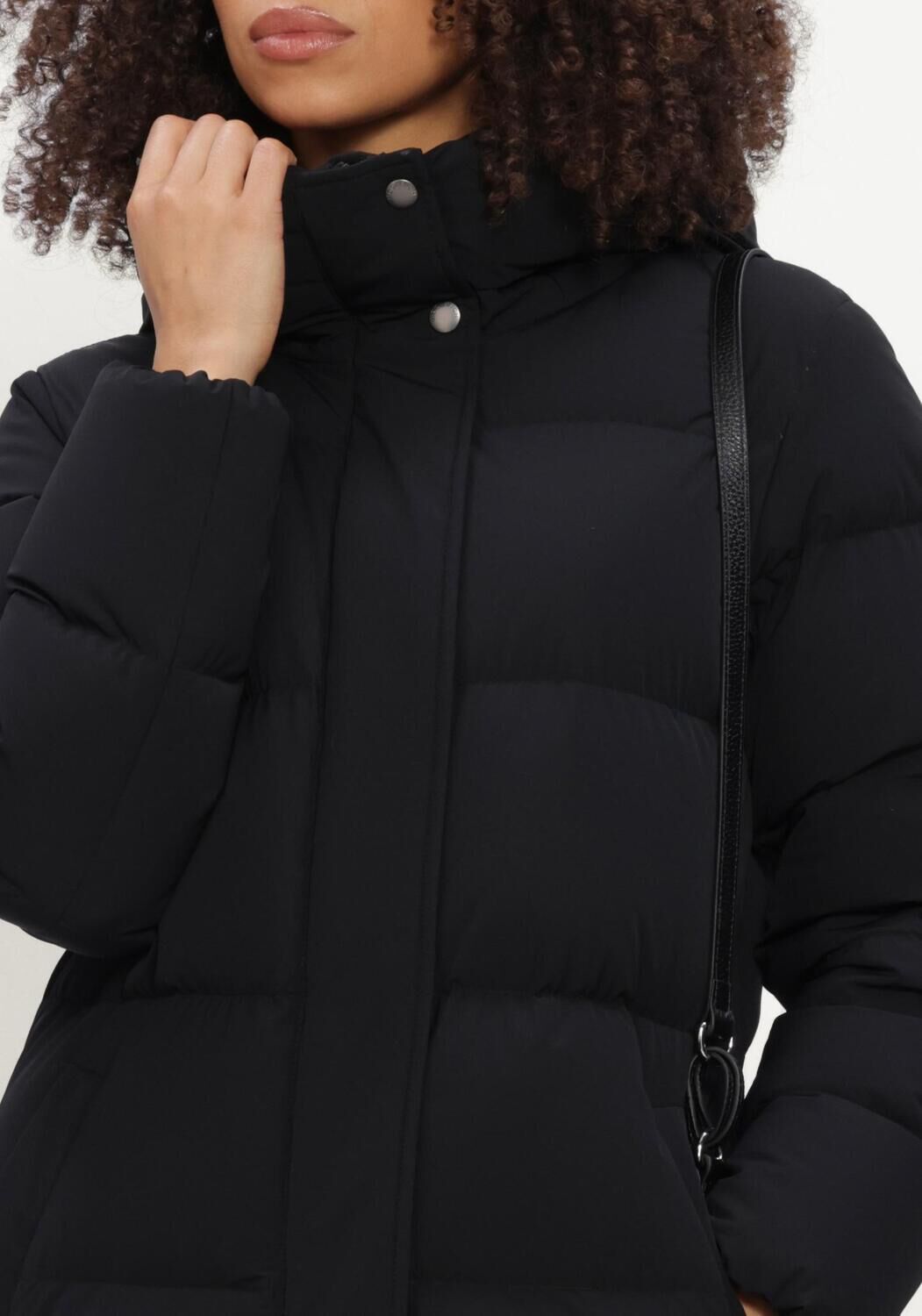 Zwarte WOOLRICH Gewatteerde jas MADISON LONG COAT - large