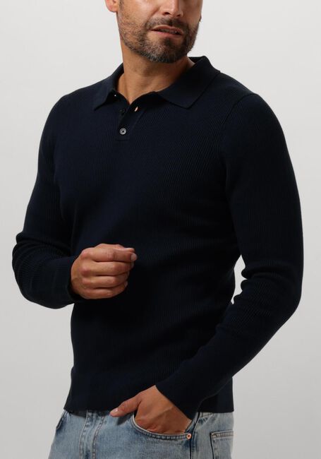 Donkerblauwe DRYKORN Polo TESUAN - large
