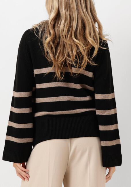 Zwarte CO'COUTURE Truien/vesten MAJA BUTTON STRIPE - large