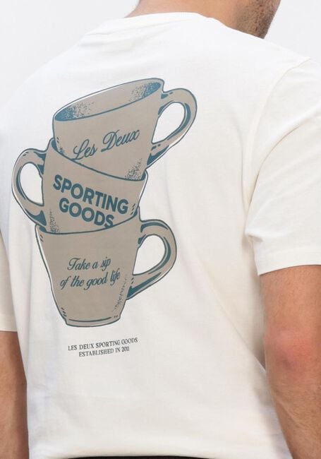 Ecru LES DEUX T-shirt BEN ARTIST T-SHIRT - large