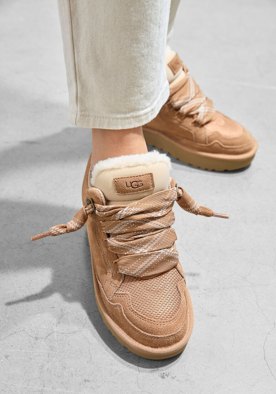 cognac ugg lage sneakers w lowmel