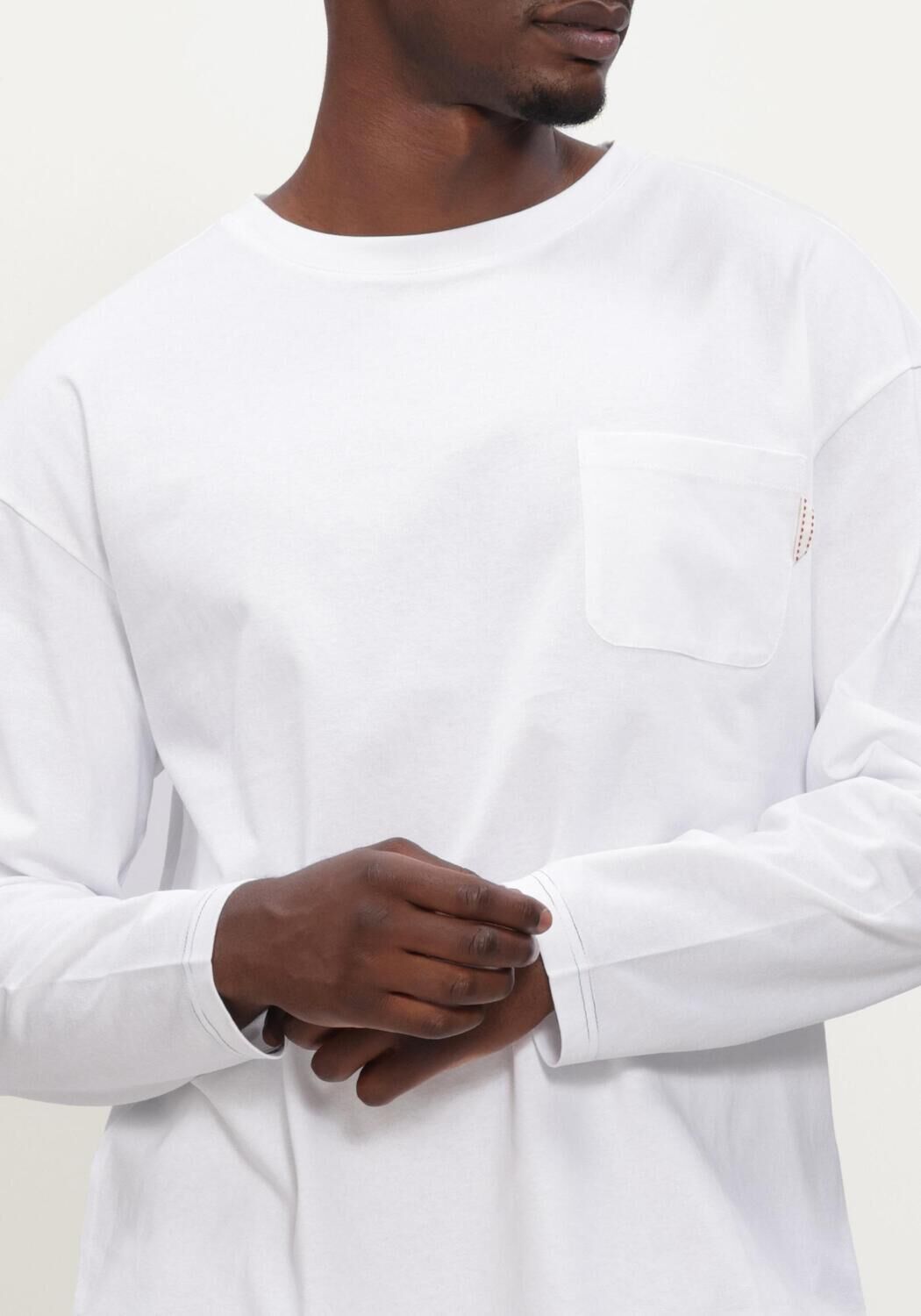 Witte DENHAM T-shirt WABY - large