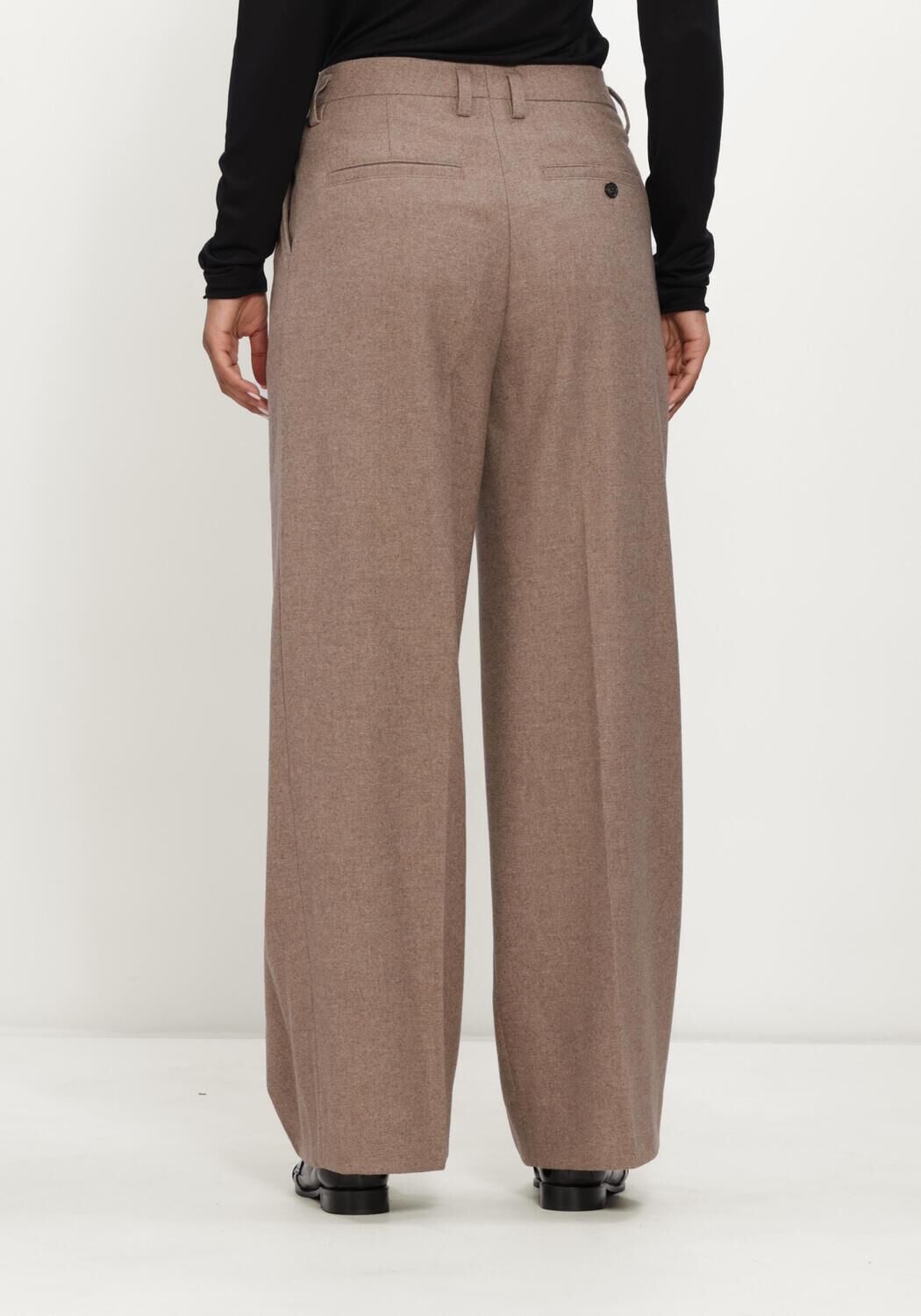 Zand FILIPPA K Wijde broek PALOMA FLANNEL TROUSERS - large