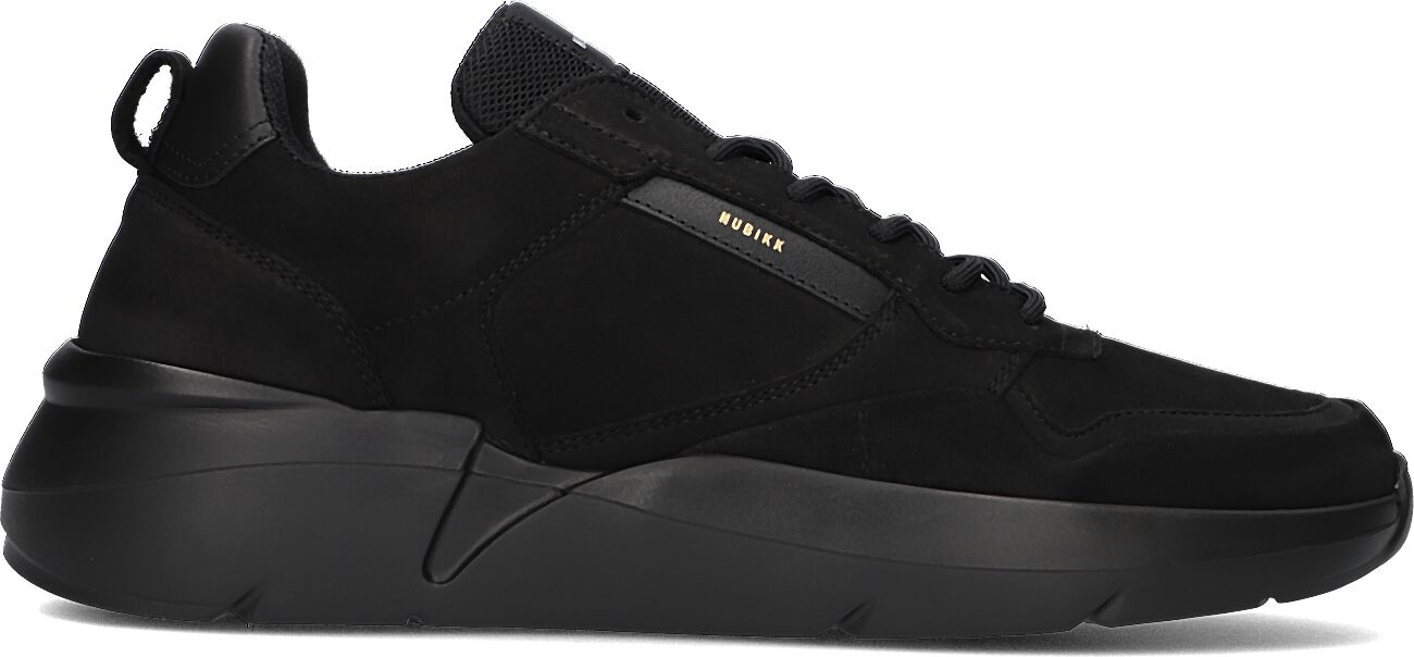Nubikk Lage Sneakers Heren Roque Road Wave, Maat: 40, Materiaal: Nubuck, Kleur: Zwart