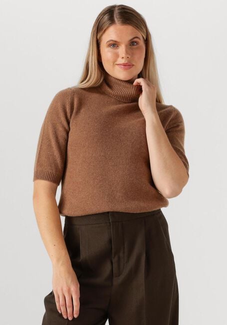 Bruine RESORT FINEST Trui TURTLENECK TEE - large