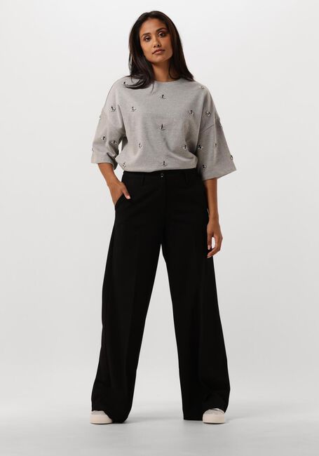 Witte SUMMUM T-shirt BOXY SWEATSHIRT EMBELLISHED SWEAT - large