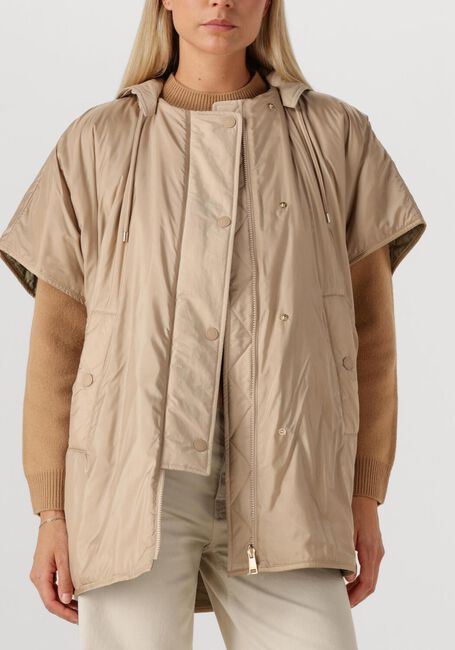 Beige MAX MARA Gewatteerde jas RIVA - large