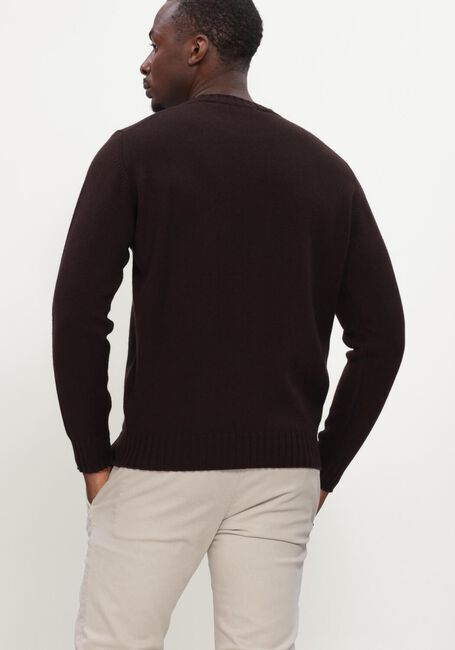 Bruine FILIPPO DE LAURENTIIS Trui G.COLLO ML LANA CASHMERE - large