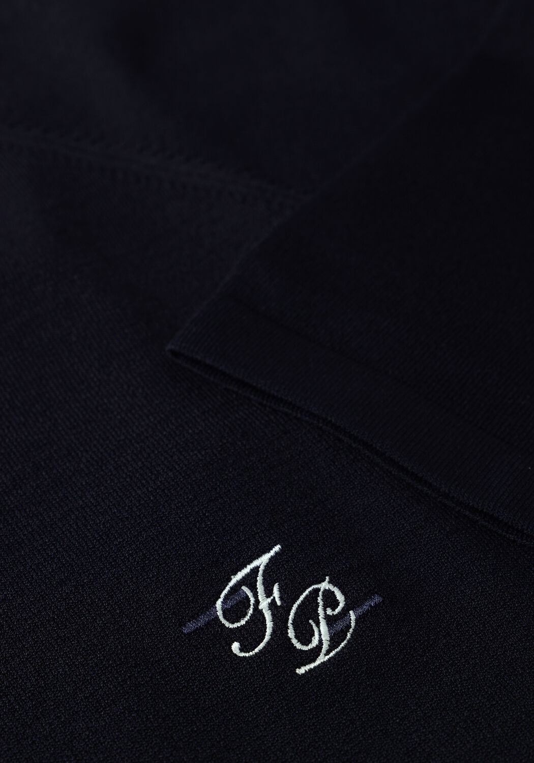 Donkerblauwe FILLING PIECES T-shirt KNIT T-SHIRT RAGLAN - large