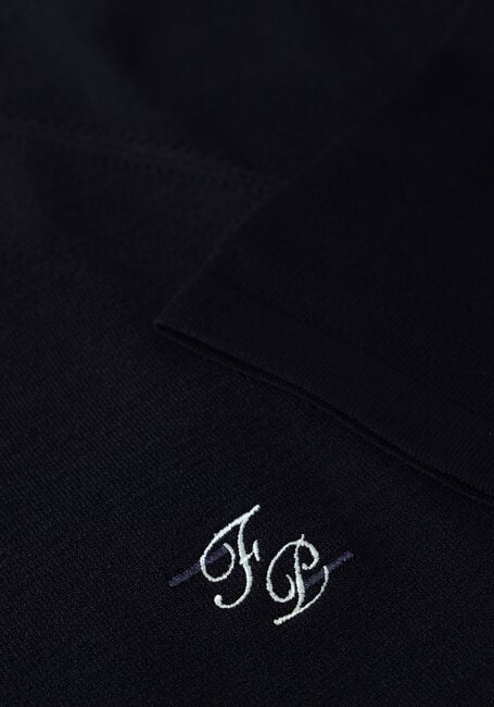 Donkerblauwe FILLING PIECES T-shirt KNIT T-SHIRT RAGLAN - large