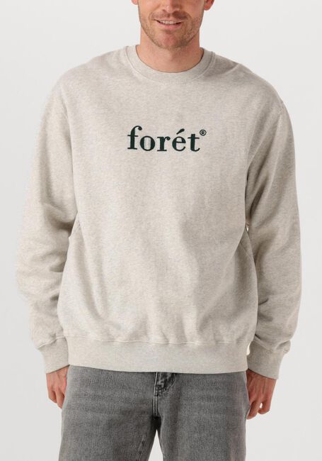 Lichtgrijze FORÉT Sweater BOAT SWEATSHIRT - large
