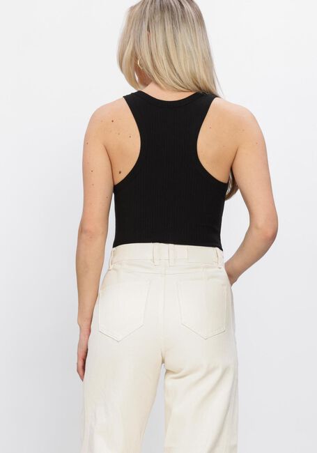 Zwarte HAUTE L'AMITI&Eacute; Top RIB BADGE TANK - large