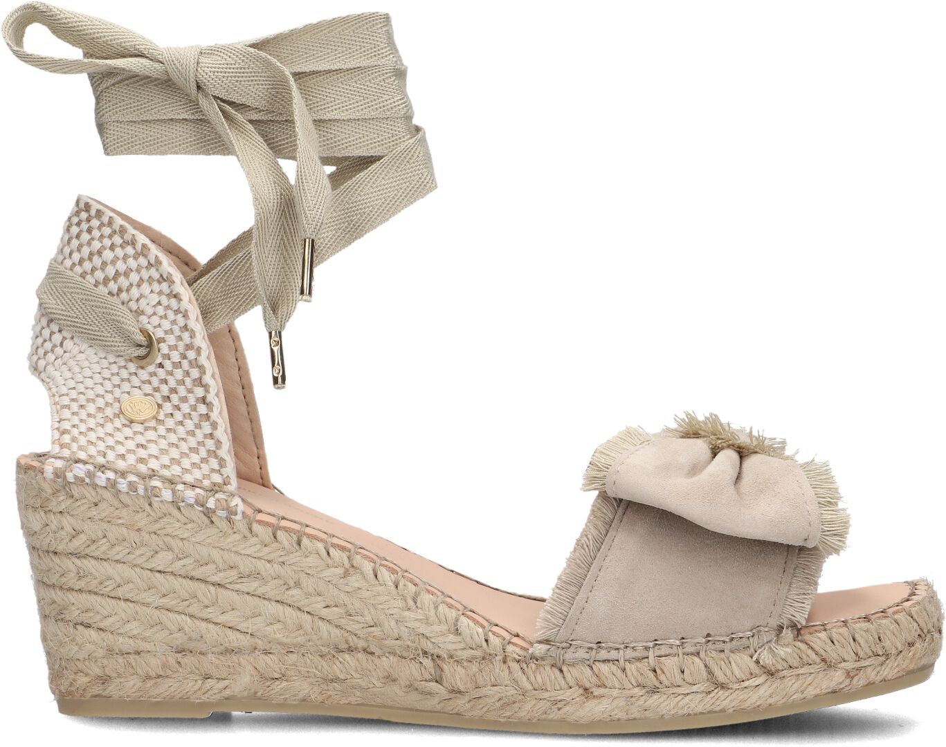 Fred de la Bretoniere Espadrilles
Dames Eve Bow, Maat: 37, Materiaal: Suède, Kleur: Taupe