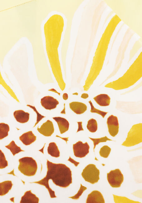 Butter yellow DOROTHEE SCHUMACHER Midirok FLORAL POWER SKIRT - large