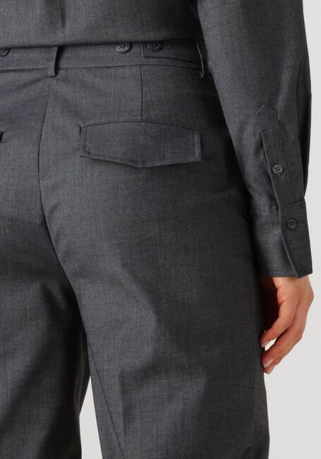 Donkergrijze DANTE6 Wijde broek GOMO WIDE LEG SMART PANTS - large