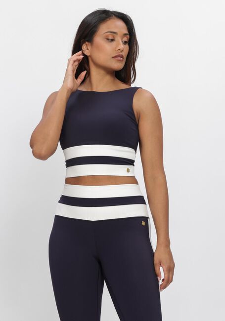 Donkerblauwe HOUSE OF GRAVITY Sporttops DIVINE CROP TOP RIB - large