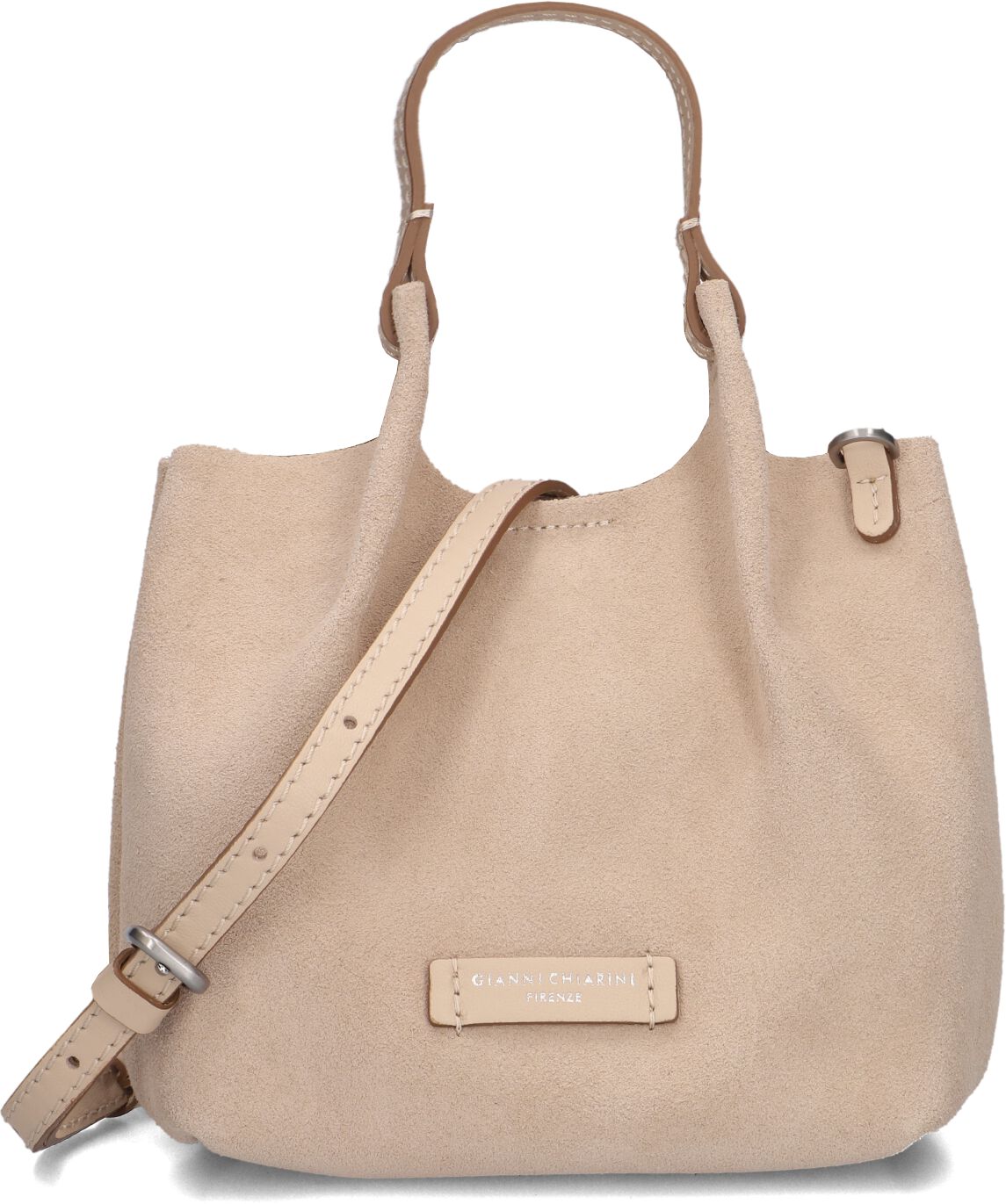Gianni Chiarini Schoudertas
Dames Dua, Materiaal: Suède, Kleur: Zand afbeelding 1