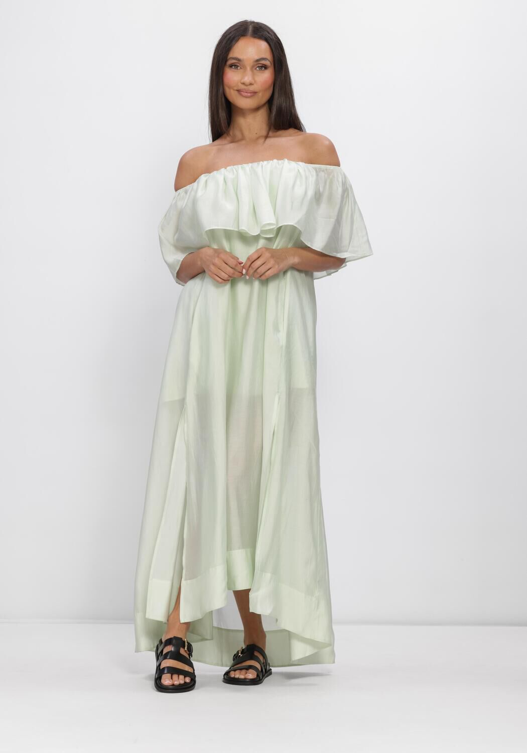 Copenhagen Muse Midi Jurk Dames Cmmolly-dress, Maat: M, Kleur: Groen afbeelding 1