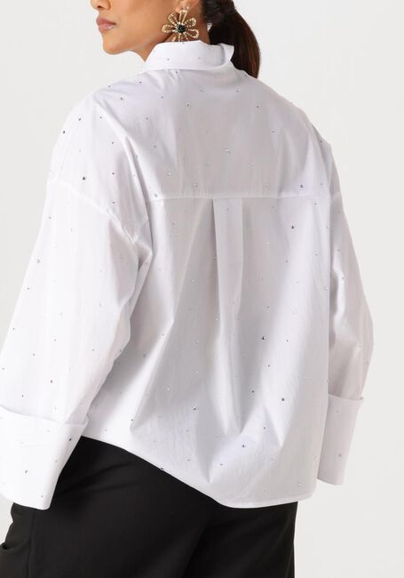 Witte CO'COUTURE Blouses LENICC WIDE CUFF STONE SHIRT - large