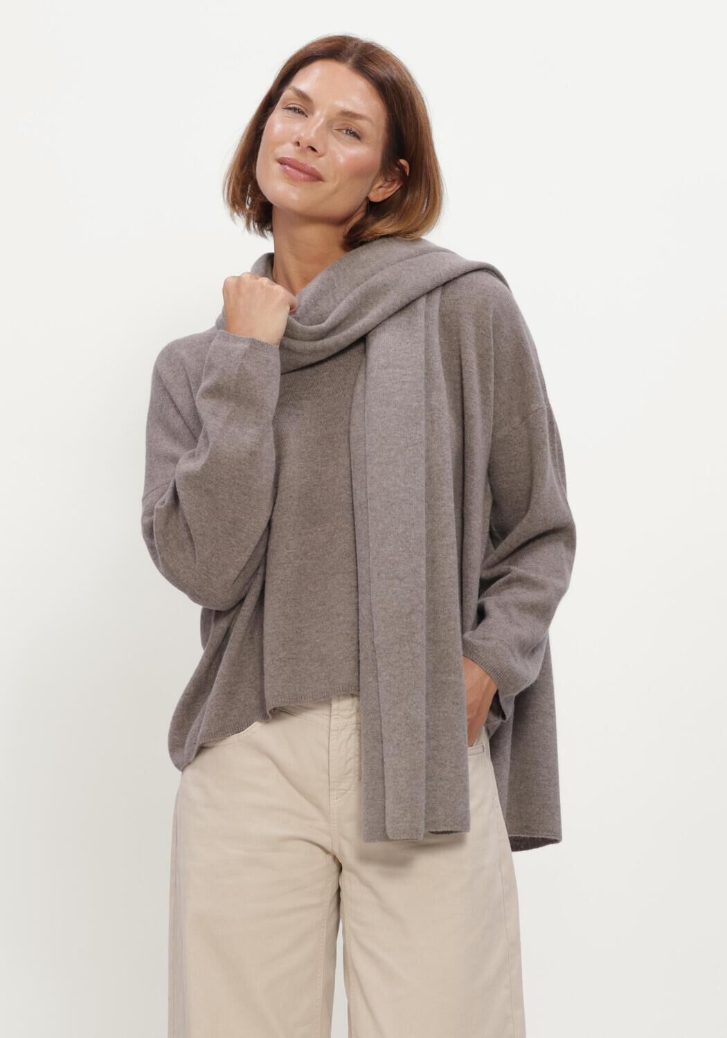 Taupe FFC Trui PULLOVER NEO - large