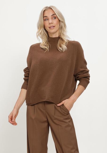 Bruine LUISA CERANO Trui TURTLENECK AUS KASCHMIR-MIX - large
