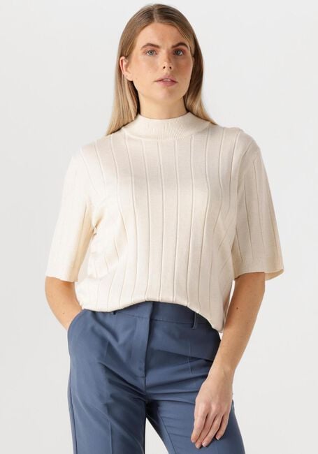Ecru BRUUNS BAZAAR T-shirt GLADY KNIT - large
