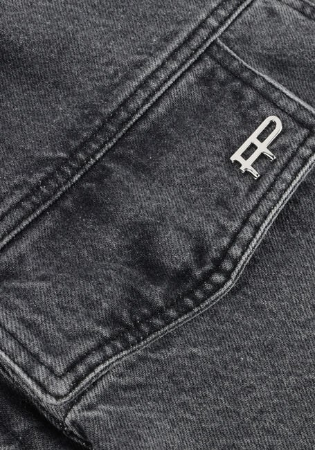Donkergrijze FILLING PIECES Spijkerjas DENIM JACK WASHED - large