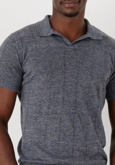Blauwe GENTILUOMO Polo POLO NO BUTTON SS K2020-275 - large