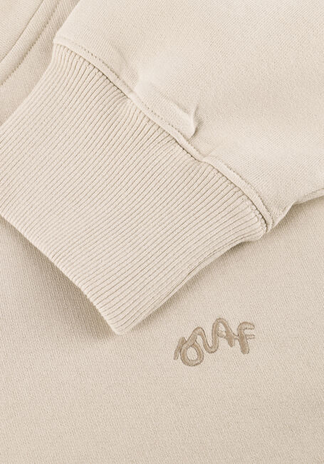 Beige OLAF HUSSEIN Trui SIGNATURE ZIP MOCK - large