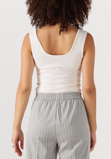 Witte ALIX THE LABEL Top LADIES KNITTED TANKTOP - large
