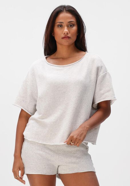 Lichtgrijze AMERICAN VINTAGE T-shirt ATUBAY - large