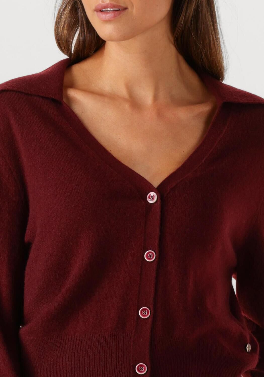 Bordeaux MARC CAIN COLLECTION Vest ZC 39.12 M68 - large