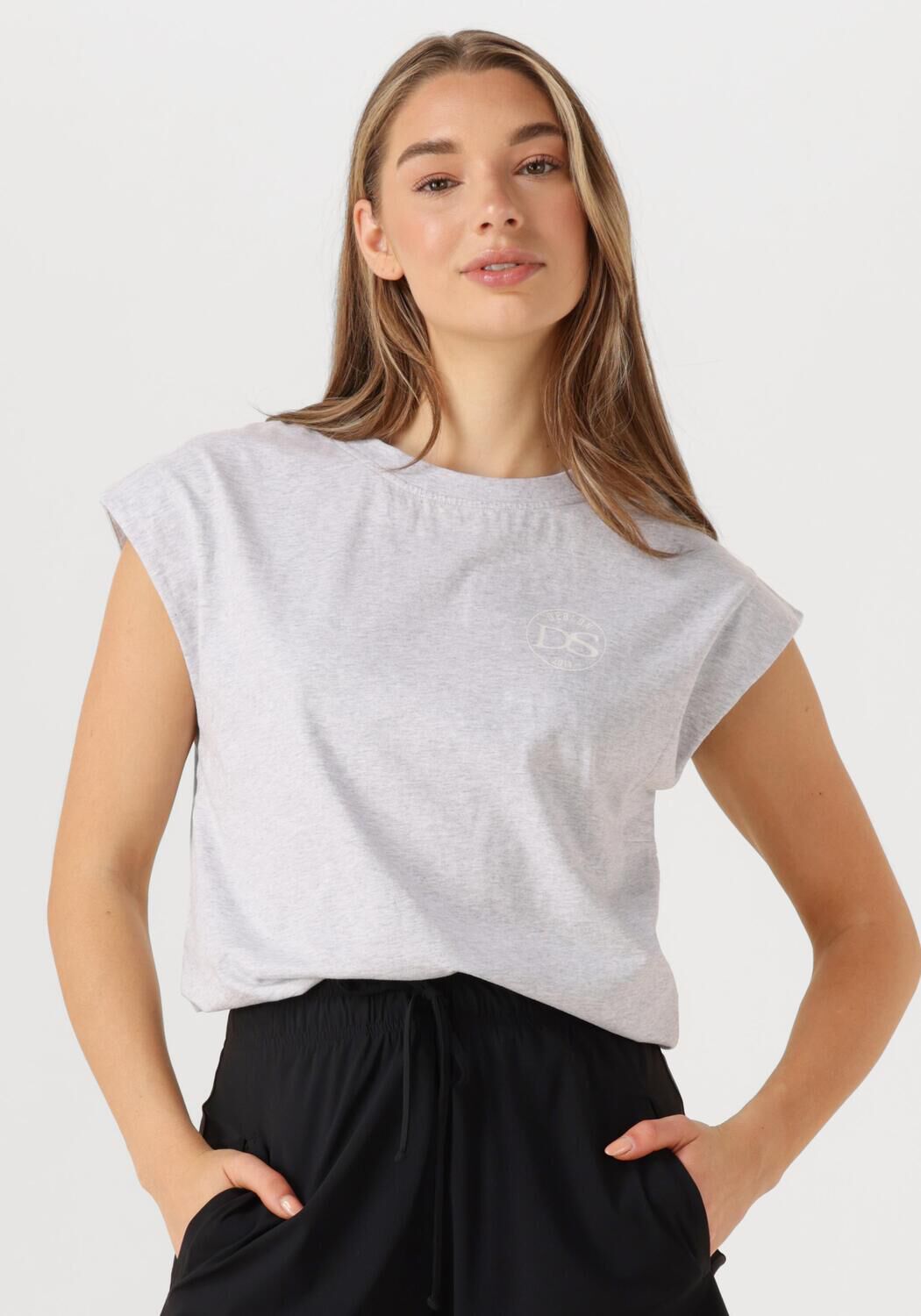 Deblon Sports Top Dames Lola, Maat: L, Kleur: Lichtgrijs