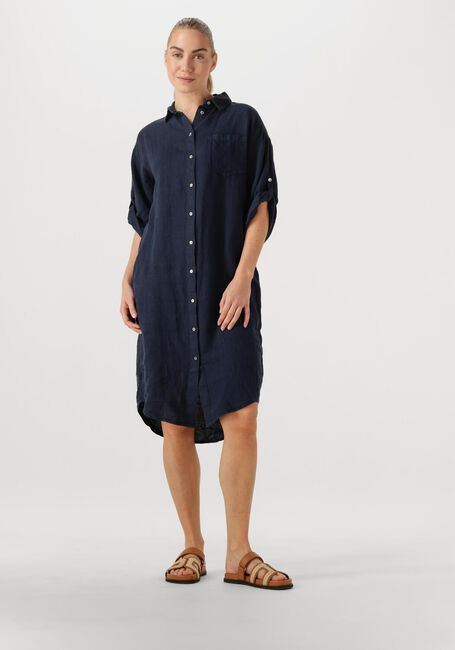 Donkerblauwe BELLAMY Midi jurk FAY - large