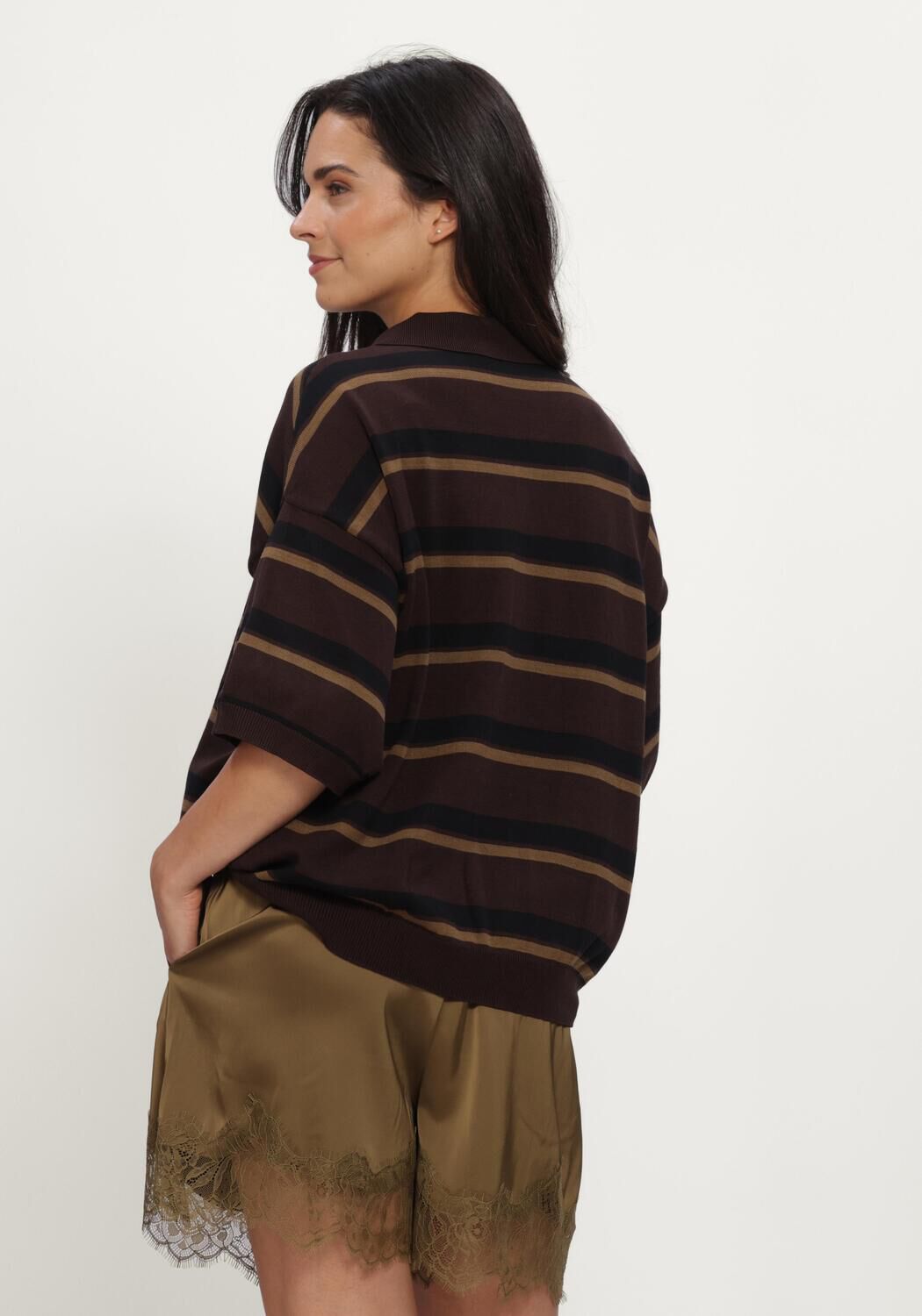 Multi GESTUZ Tops & T-shirts GZTAIA SS POLO PULLOVER - large