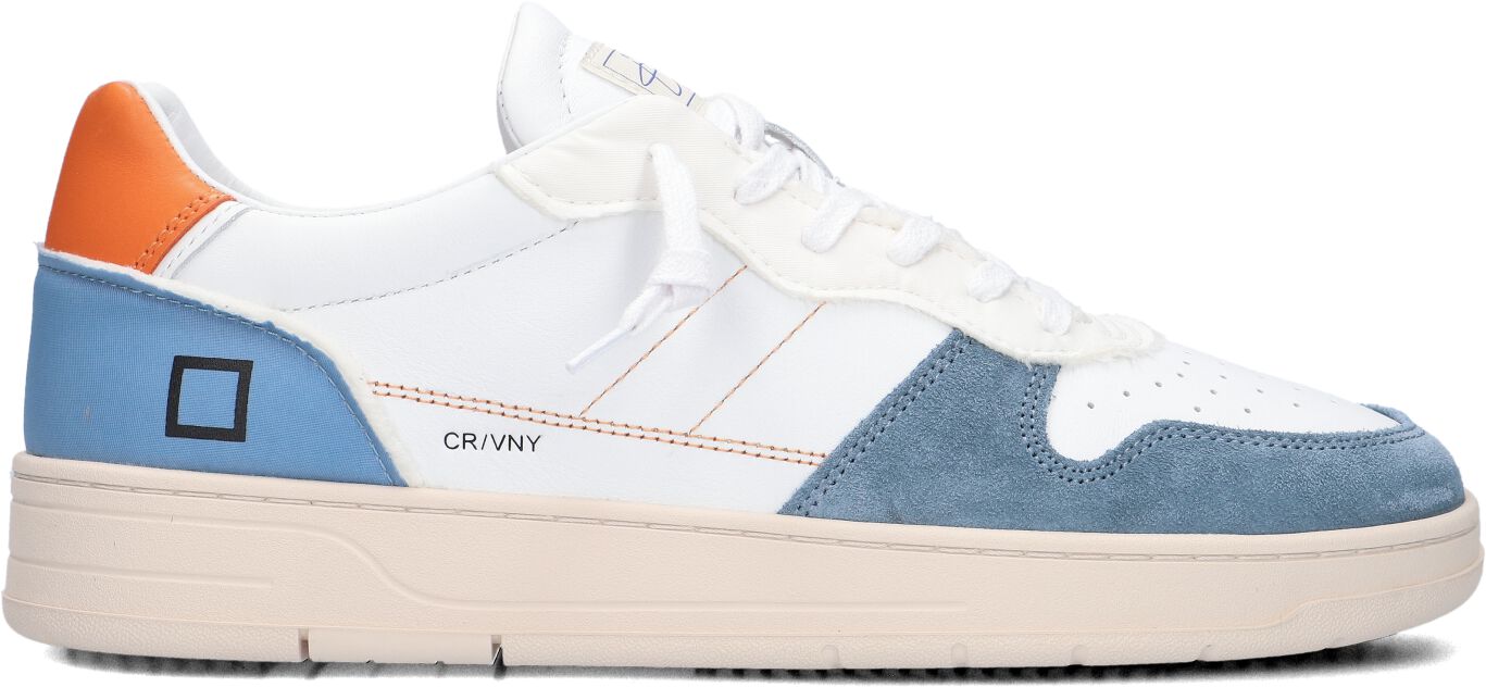 D.A.T.E Lage Sneakers Heren Court 2.0 Vintage, Maat: 41, Materiaal: Leer, Kleur: Wit