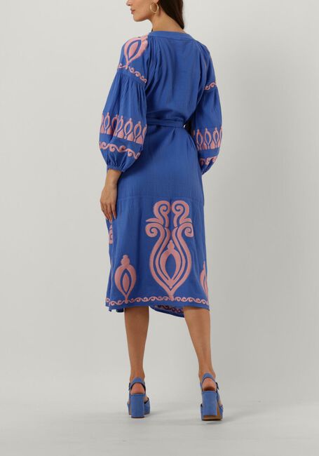 Blauwe NEMA Midi jurk ANISA - large